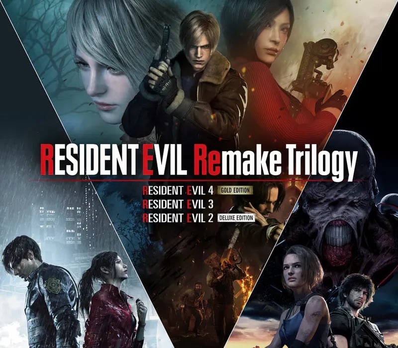 Okładka gry Resident Evil Remake Trilogy STEAM KLUCZ