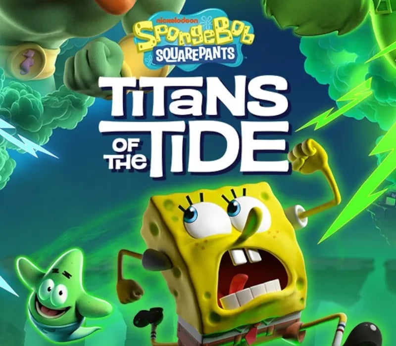 Okładka gry SPONGEBOB SQUAREPANTS: TITANS OF THE TIDE - GHOSTLY DIGITAL EDITION Xbox One & Series X/S