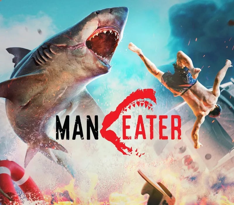 Okładka gry Maneater STEAM KLUCZ