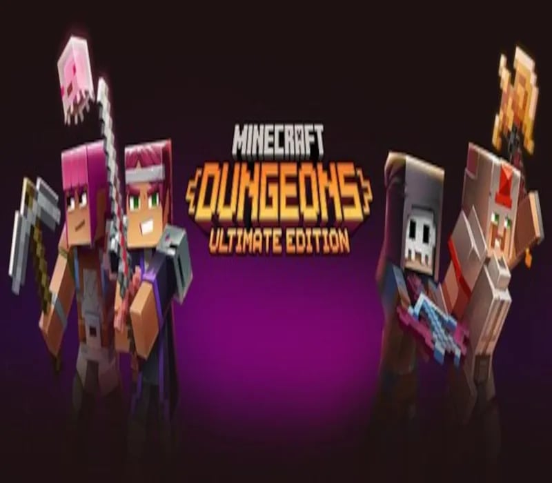 Okładka gry MINECRAFT DUNGEONS ULTIMATE EDITION Xbox One & Series X/S