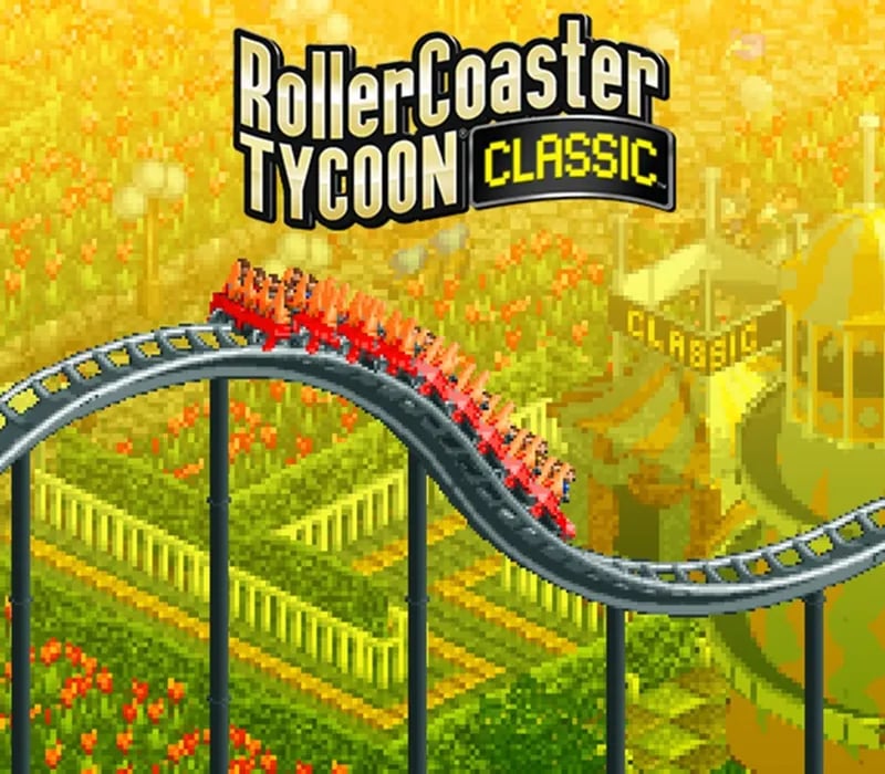 Okładka gry RollerCoaster Tycoon Classic STEAM KLUCZ
