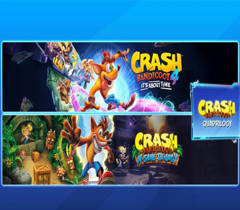 Okładka gry CRASH BANDICOOT N. SANE TRILOGY Xbox One & Series X/S
