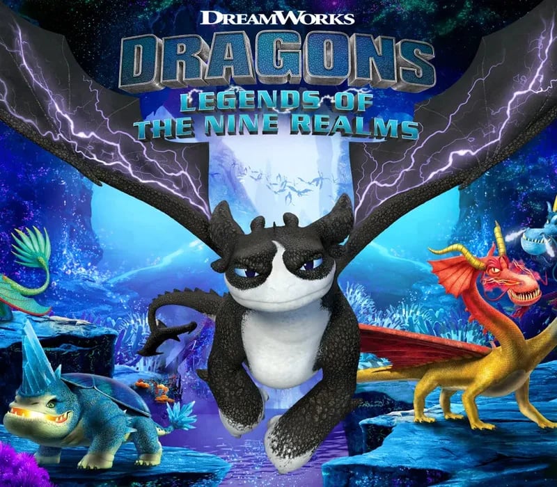 Okładka gry DREAMWORKS DRAGONS LEGENDS OF THE NINE REALMS Steam