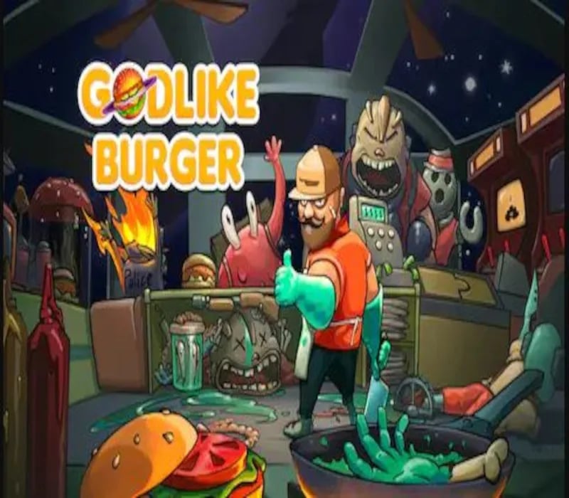 Okładka gry Godlike Burger STEAM KLUCZ
