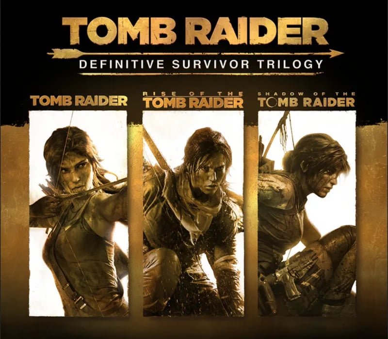 Okładka gry TOMB RAIDER: DEFINITIVE SURVIVOR TRILOGY Xbox One & Series X/S