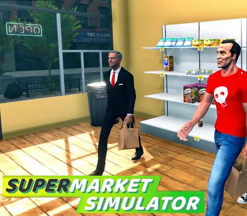 Okładka gry Supermarket Simulator STEAM KLUCZ