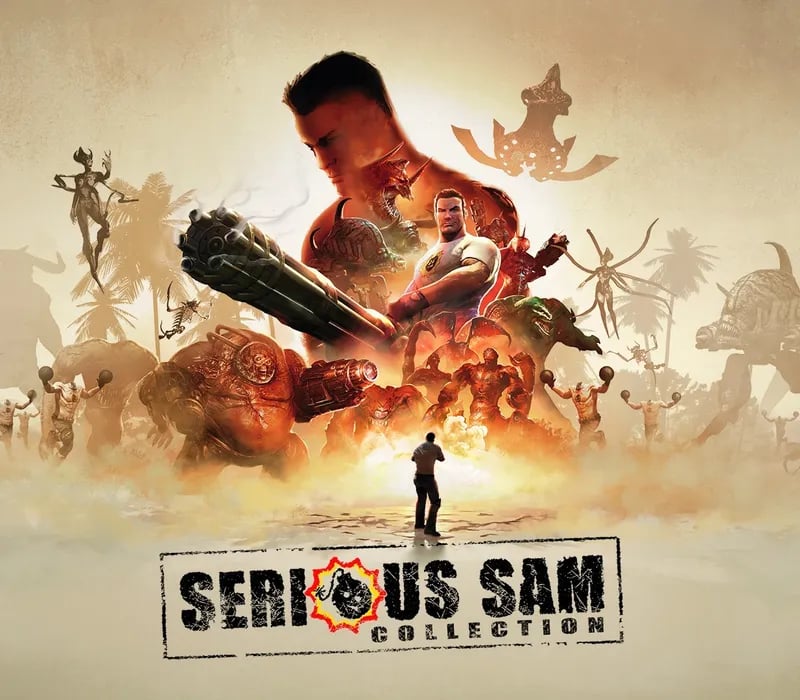 Okładka gry SERIOUS SAM COLLECTION Xbox One & Series X/S