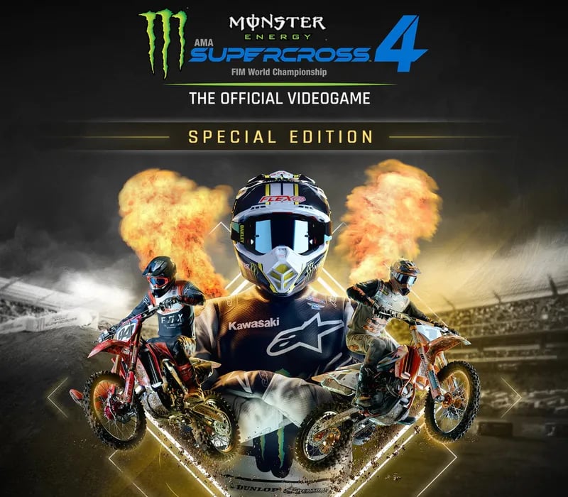 Okładka gry Monster Energy Supercross 4 Special Edition Xbox One & Series X/S