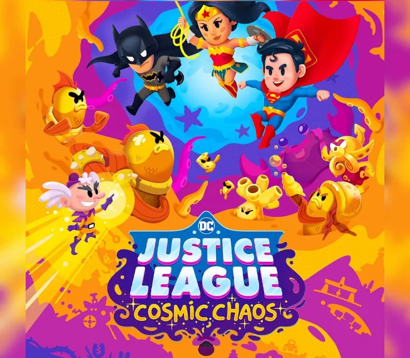 Okładka gry DC's Justice League: Cosmic Chaos