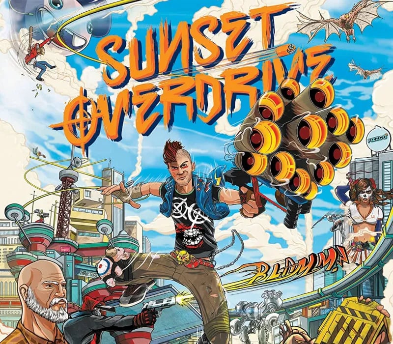 Okładka gry SUNSET OVERDRIVE Xbox One & Series X/S