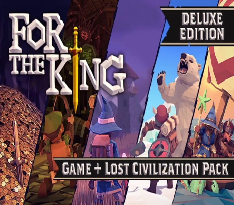 Okładka gry For The King Deluxe Edition STEAM KLUCZ
