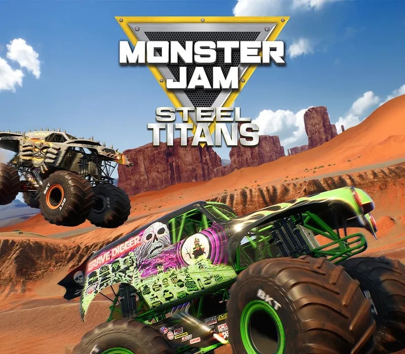 Okładka gry MONSTER JAM STEEL TITANS Xbox One & Series X/S