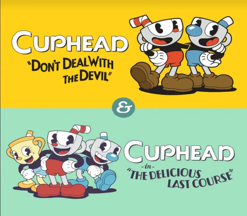 Okładka gry CUPHEAD & THE DELICIOUS LAST COURSE BUNDLE Xbox One & Series X/S