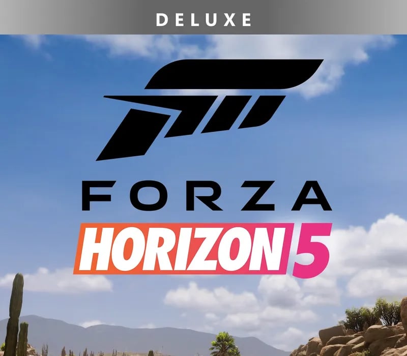 Okładka gry FORZA HORIZON 5 DELUXE EDITION Xbox One & Series X/S