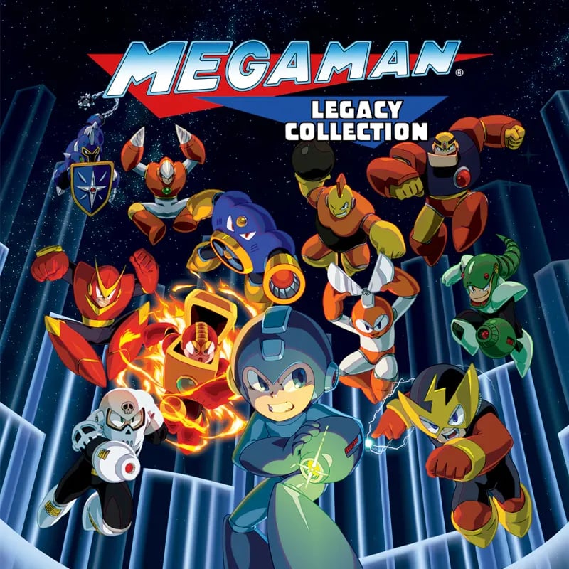 Okładka gry MEGA MAN LEGACY COLLECTION Xbox One & Series X/S