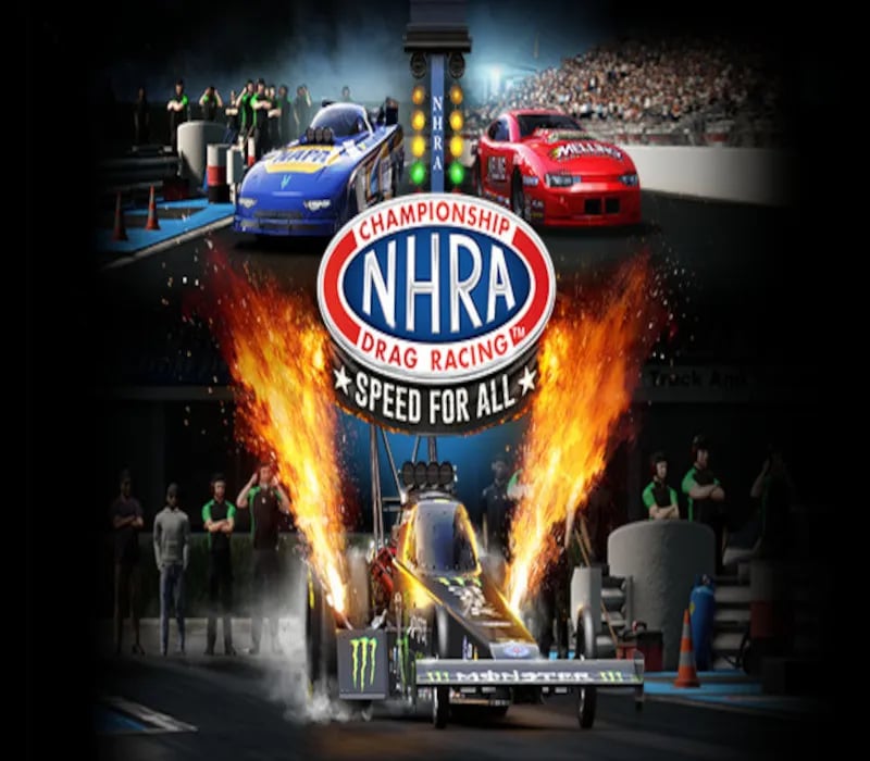Okładka gry NHRA CHAMPIONSHIP DRAG RACING SPEED FOR ALL Xbox One & Series X/S