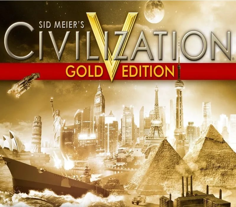 Okładka gry Sid Meier's Civilization V Gold Edition STEAM KLUCZ