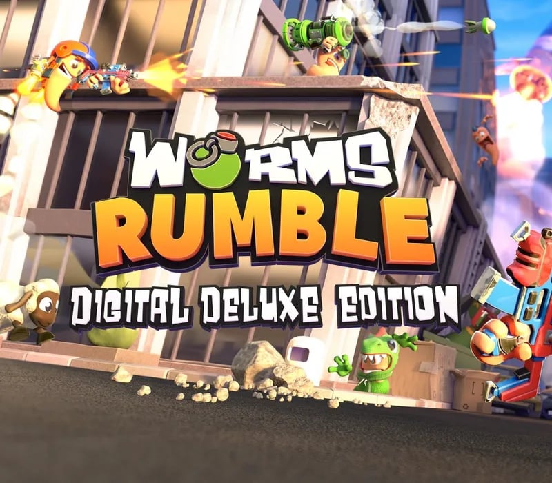 Okładka gry WORMS RUMBLE DELUXE EDITION Xbox Series X/S