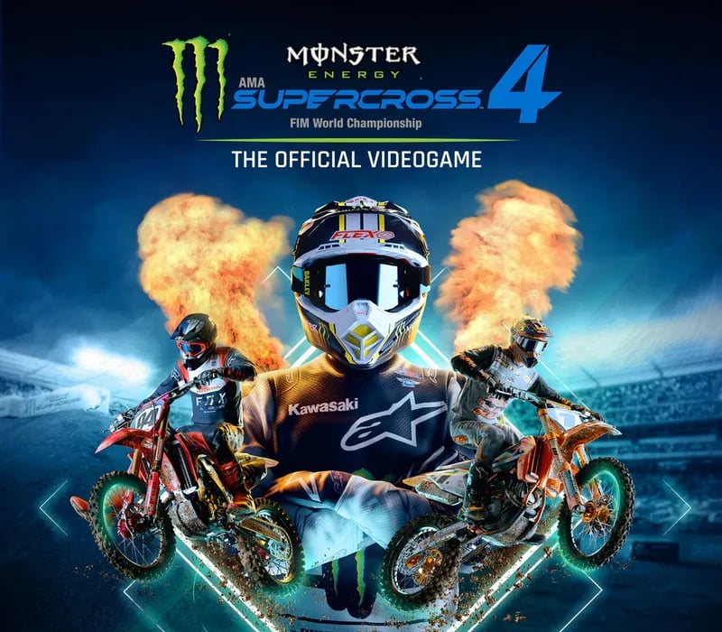Okładka gry MONSTER ENERGY SUPERCROSS 4 Xbox Series X/S