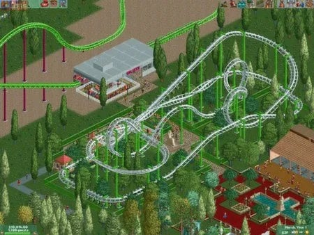 Okładka gry RollerCoaster Tycoon 2: Triple Thrill Pack STEAM KLUCZ