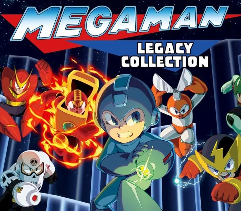 Okładka gry Mega Man Legacy Collection NA STEAM KLUCZ
