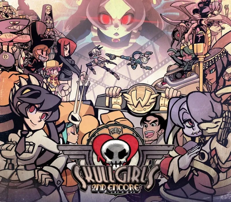 Okładka gry Skullgirls 2nd Encore STEAM KLUCZ