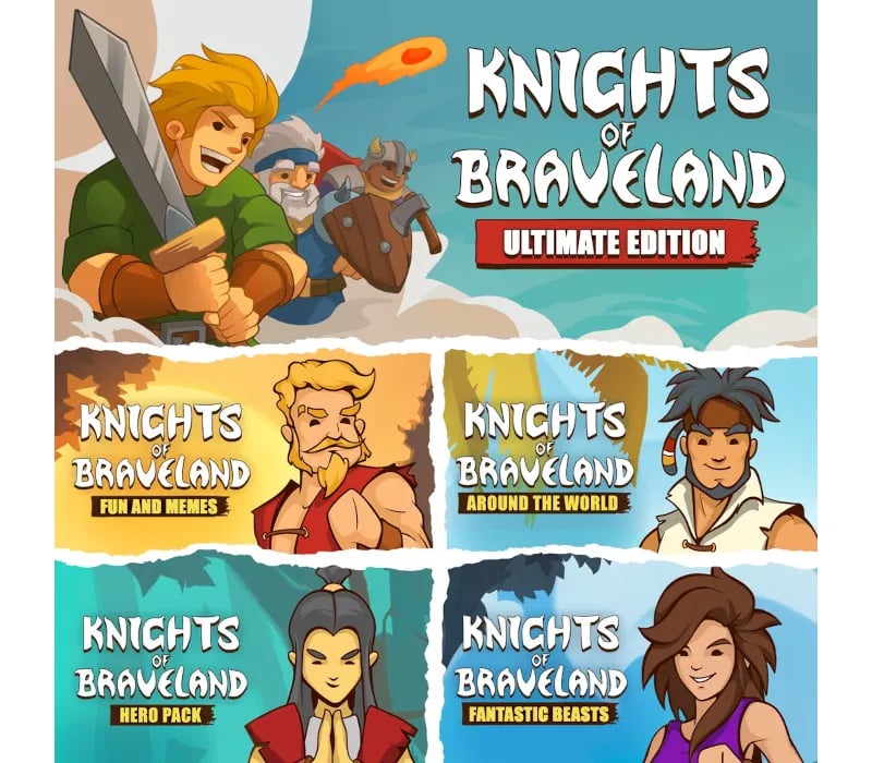 Okładka gry KNIGHTS OF BRAVELAND ULTIMATE EDITION Xbox One & Series X/S