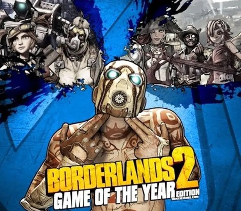 Okładka gry Borderlands 2 Game of the Year Edition STEAM KLUCZ