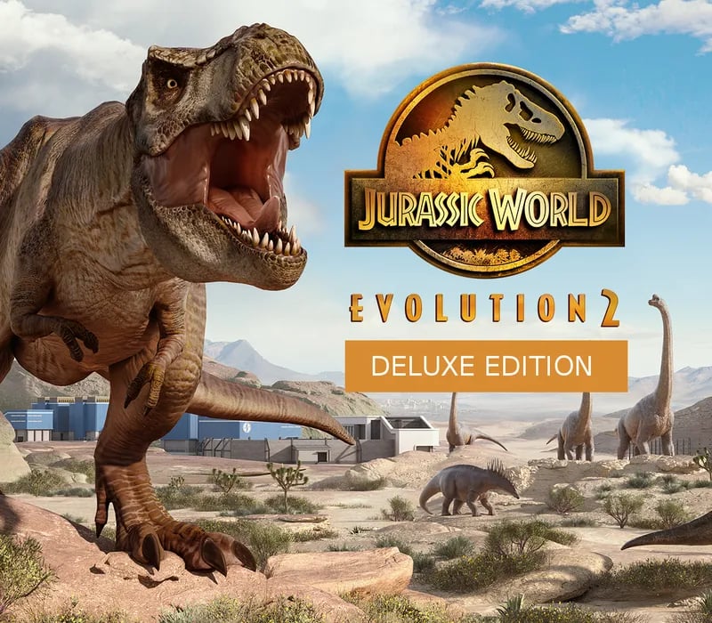Okładka gry JURASSIC WORLD EVOLUTION 2 DELUXE UPGRADE PACK DLC Steam