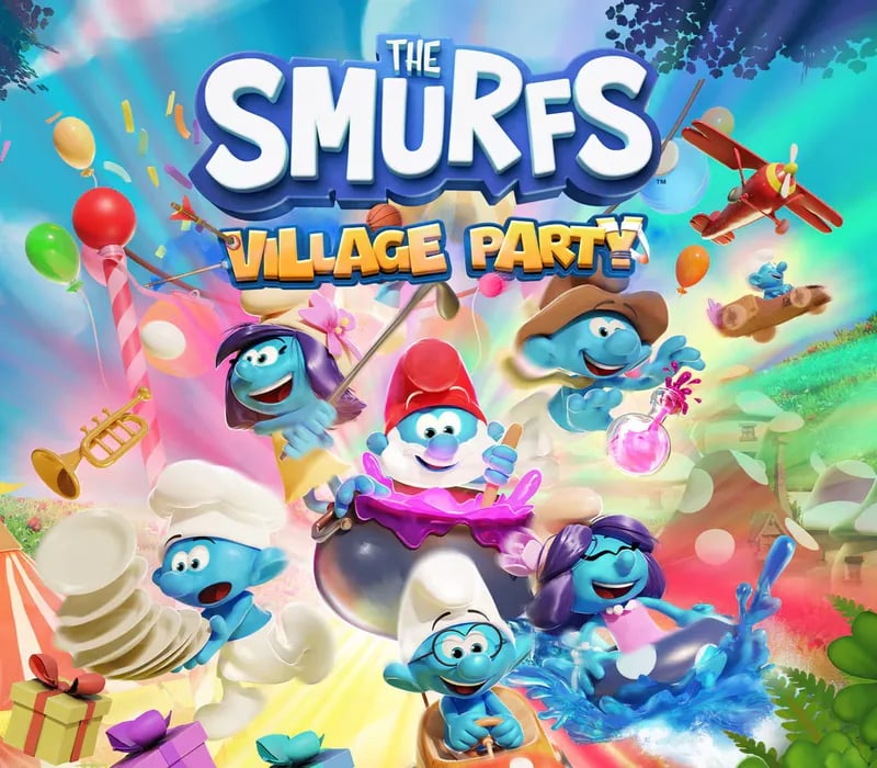 Okładka gry The Smurfs - Village Party STEAM KLUCZ