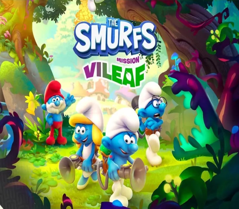Okładka gry SMERFY: MISJA ZŁOLIŚĆ (THE SMURFS: MISSION VILEAF) Xbox One & Series X/S